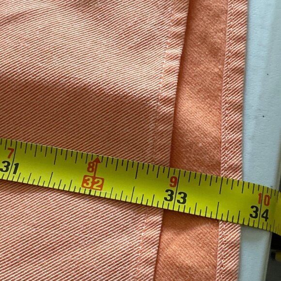 Ermenegildo Zegna Mens Long Sleeve Button Down Shirt. Size XXL. Orange - Picture 6 of 11